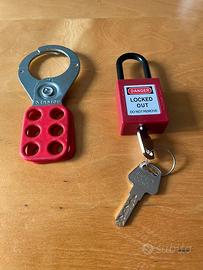 Lucchetto  sicurezza e blocco hasp
