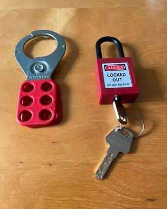 Lucchetto  sicurezza e blocco hasp