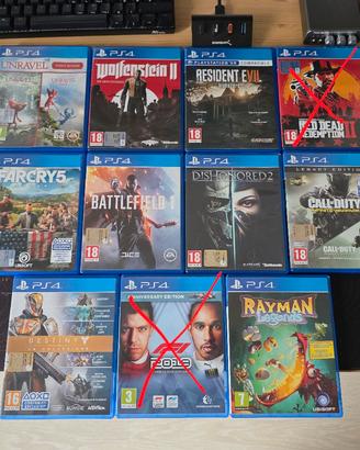 Giochi vari PS4