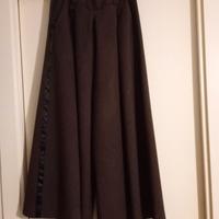 gonna pantalone lunga e ampia