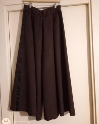 gonna pantalone lunga e ampia