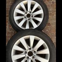 Set 4 gomme +cerchi in lega originali
