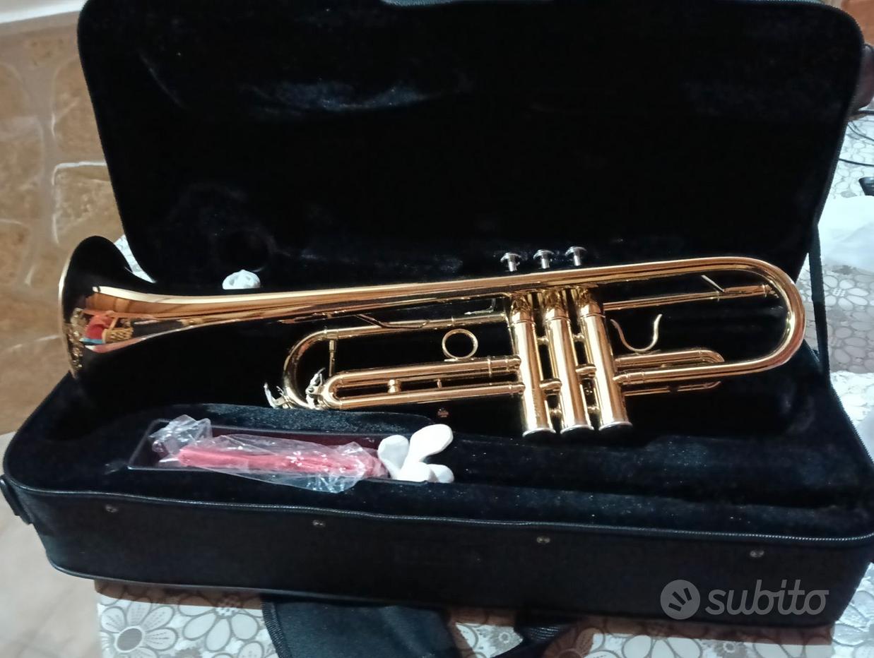 Tromba In Sib AUROSUS - Finitura Nichel Nero, Campana 123mm, Per Studenti E Band Musicali - Foto 11