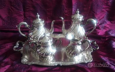 Imperiale servizio te e caffè argento 800 Siap 4kg