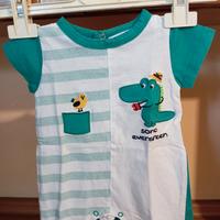 pagliaccetti e completino 0 mesi bimbo