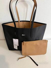 borsa a tracolla taglia L Con custodia beige.