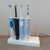 Base supporto porta 4 spazzolini Oral-B personaliz