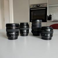 Kit ottiche Canon EF – 20mm + 50mm + 85mm + 17-50