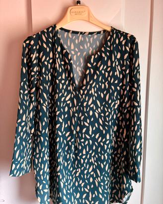 Blusa con manica a 3/4