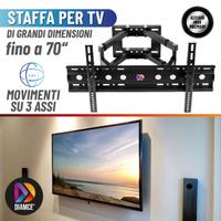 Staffa supporto porta TV fino a 73'' - Extra Slim