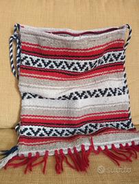 Borsa boho etnica in tessuto