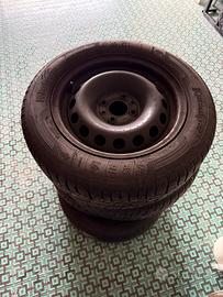 Set 4 cerchi 14 in ferro per Fiat Panda - Fiat 500