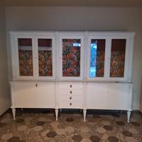 Credenza vetrinetta retrò vintage restaurata