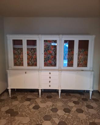 Credenza vetrinetta retrò vintage restaurata