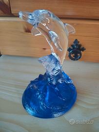 Delfino in cristallo Vintage