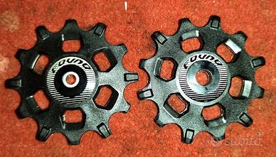 Set di 2 pulegge in derlin 12/12 Shimano/Sram