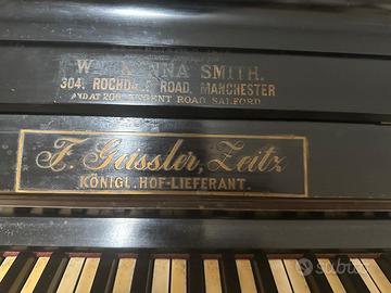 pianoforte verticale antico F.Geissler,zeitz.