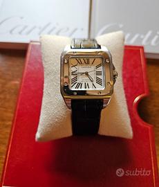 Cartier Santos 100 Revisione ufficiale ( Permuto )