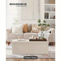 SONGMICS Pout Contenitore, beige
