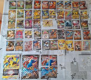 lotto di 2053 carte Pokémon con album e accessori