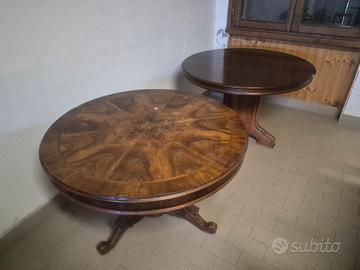 tavoli rotondi stile vintage 