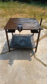 tavolo per saldatura con morsa 