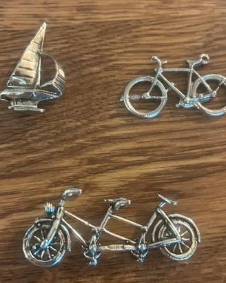 Modelli in miniatura in argento