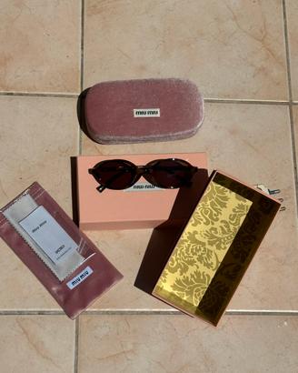 Occhiali da Sole Miu Miu Tartarugati Ovali