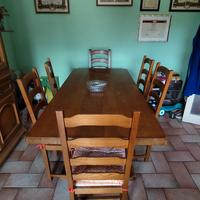 Tavolo 6 posti in noce massello nazionale 