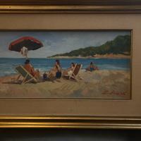 Quadro “bagnanti, Livorno”