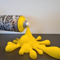 Scultura moderna bomboletta spray