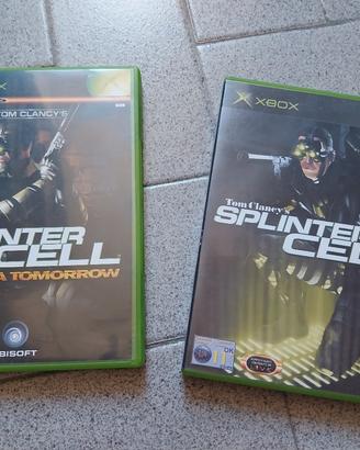 SPINTER CELL COPPIA GIOCHI PER LA PRIMA XBOX