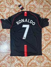 Maglia Manchester United 2007/08 Nera Ronaldo 7