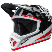 CASCO BELL MX-9 MIPS TWITCH DBK NERO/BIANCO E