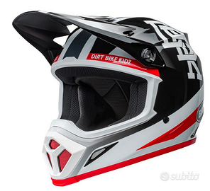 CASCO BELL MX-9 MIPS TWITCH DBK NERO/BIANCO E