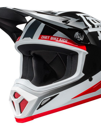 CASCO BELL MX-9 MIPS TWITCH DBK NERO/BIANCO E