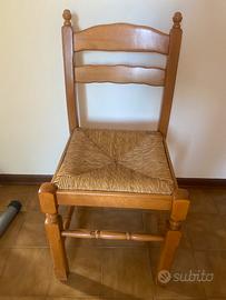 Sedie rustiche da cucina