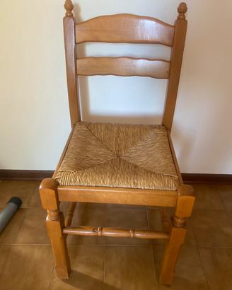 Sedie rustiche da cucina