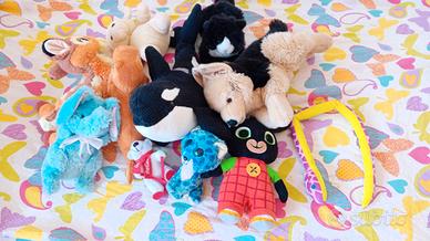 Peluches di vario tipo