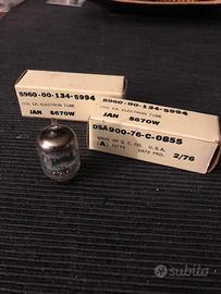 Valvole GE JAN 5670W - 6N3-5670 made in USA