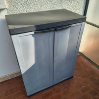 Mobiletto in plastica dura da esterno come NUOVO