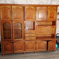 mobile soggiorno in legno massiccio