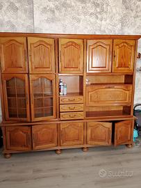 mobile soggiorno in legno massiccio