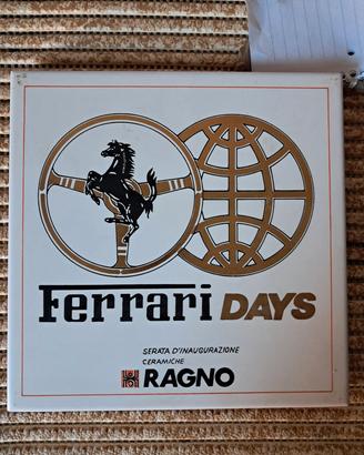 mattonella celebrativa Ferrari Days