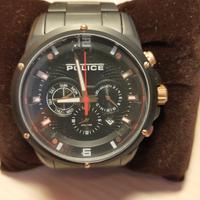 orologio Police nero satinato 