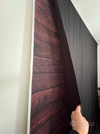 Fondale fotografico grande effetto legno