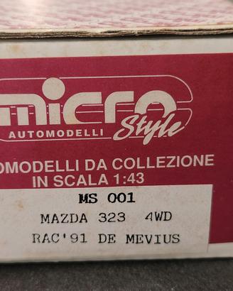 Mazda 323 4WD RAC 91 Micro Style 1:43 MS001