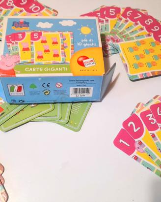 Carte Giganti Peppa Pig – Lisciani - da 4 anni