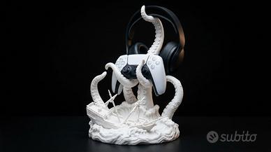 supporto controller e cuffie PS5 piovra e nave