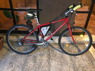 Bicicletta Mtb rossa